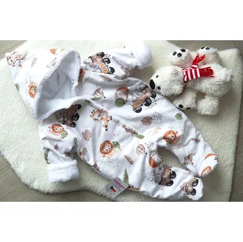 Kojenecká kombinéza Amálka Kombinéza zvířátka s balónky Velikost: 62-68