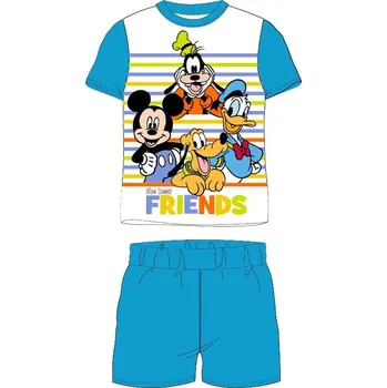 Chlapecké pyžamo Kiddee Letní pyžamo Mickey Mouse Barva: tyrkysová, Velikost: 110