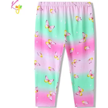 Dívčí oblečení Kugo 3/4 legíny motýlek Barva: Zelená, Velikost: 128