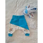 Ig Dětské tepláčky s medvídky v letadle - Modré Barva: Modrá, Velikost: 56, Vzor: Dole