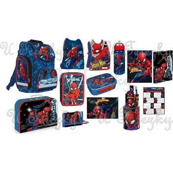 Školní batoh Školní set sada Spiderman 13 ks ŠKOLNÍ BATOH aktovka SP51281/013/02/02