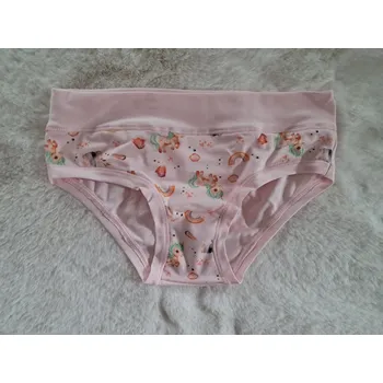 Emy Bimba Dívčí kalhotky Jednorožec s duhou - 3 barvy Barva: Bílá, Velikost: 122