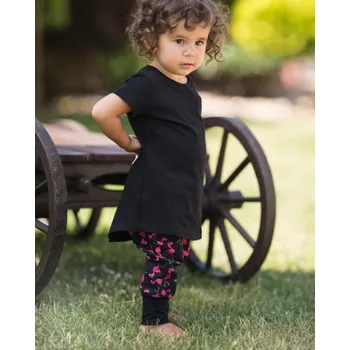 Jožánek Dívčí tričko krátký rukáv Barva: Černá, Velikost: 110