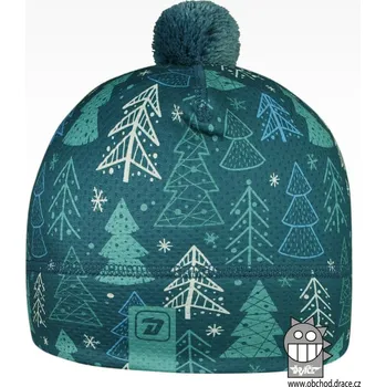 Čepice Dráče Zimní funkční čepice Fiocco les zelená Velikost: XS (48 - 50)