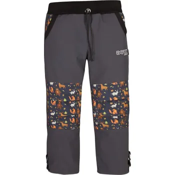 Dívčí kalhoty Dráče Dětské softshellové kalhoty - Lesní zvířátka Velikost: 116