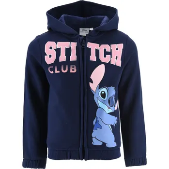 Dívčí mikina Sun City Modrá mikina lilo a stitch Velikost: 104