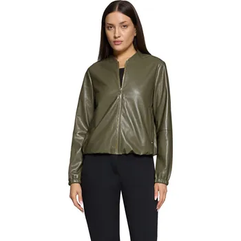 Dámská casual bunda BETTY & CO dámská koženková bunda 4492/3127 5785 Zelená 44