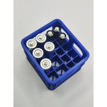 Vložka do organizéru na nářadí Organizér na baterie COMBO (AA + AAA) - Modrý