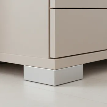 Nábytkové kování Poliplast Plastová nožička 20 mm 60x60 / Šedá 20 mm