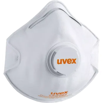 Plynová maska Uvex MAS 2210 FFP2 Polomaska ​​s ventilem Silv-Air 15 ks