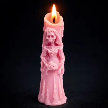 Svíčka Vonná svíčka Mrtvá nevěsta | 40 g | Svíčkománie3D | Barva: Růžová