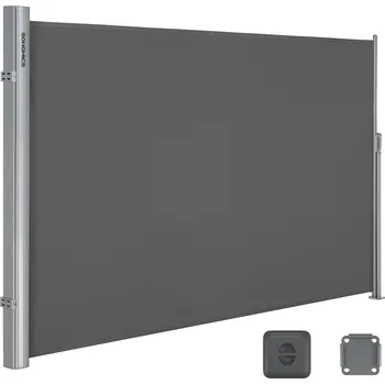 Markýza SONGMICS Markýza, 200x350cm, šedá Boční markýza