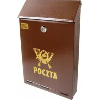 Poštovní schránka NoName Hnědá poštovní schránka C-4