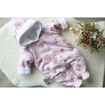 Kojenecká kombinéza Amálka Kombinéza medvědí holčička Velikost: 62-68