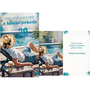 MFP přání k narozeninám 20 M11-603 T PRANI_T_2471