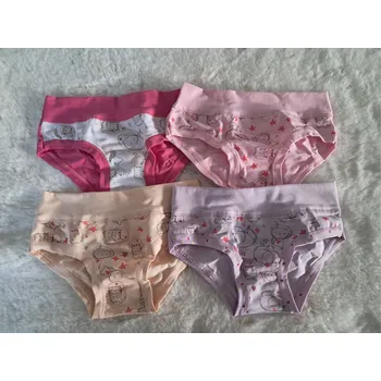 Emy Bimba Dívčí kalhotky s kočičkou – mix růžových odstínů Barva: Růžová, Velikost: 116