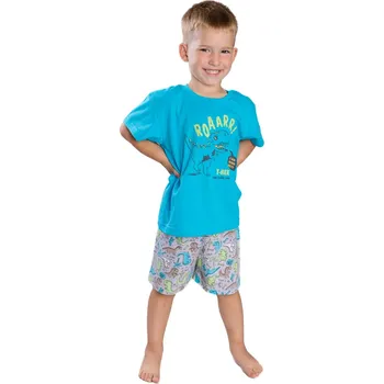 Chlapecké pyžamo Betty mode Letní pyžamo dinosaurus Barva: tyrkysová, Velikost: 92