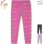 Kugo Dětské legíny s jednorožcem - 3 barvy Barva: Fialová, Velikost: 86