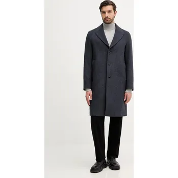 Dámský kabát Kabát s příměsí vlny Sisley 2UHZSN044 námořnická modř 59X, vel. 44