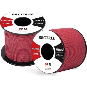 Dětská dílna Nylonové lano Brotree vínové