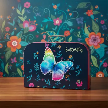 Oxybag Kufr Kufřík lamino 34 cm Motýl 6-05023