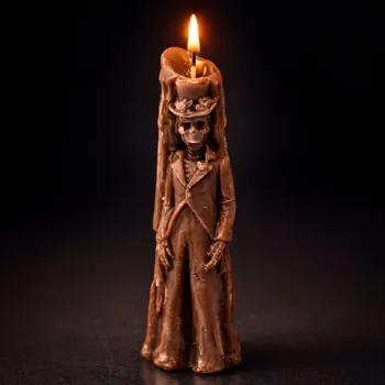 Svíčka Vonná svíčka Mrtvý ženich | 37 g | Svíčkománie3D | Barva: Hnědá