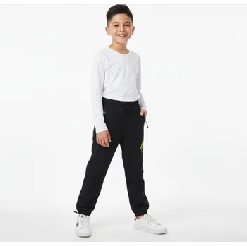 Dětská móda Dětské zateplené šusťákové kalhoty s fleecem černé DK8502 Velikost: 134, Barva: Černá