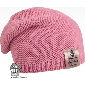 Čepice Dráče Dětská pletená čepice spadlý střih - Colors Velikost: 48-50