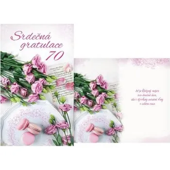 MFP přání k narozeninám 70 M11-607 T PRANI_T_2530