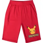 oficiální licence Bermudy Pokémon s Pikachu - červené/šedé Barva: Červená, Velikost: 10