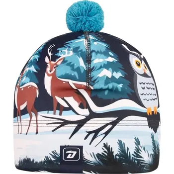 Čepice Dráče Funkční čepice Flavio 185 s bambulkou – UPF 50+ Velikost: S(50 - 52)