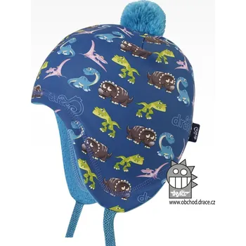 Čepice Dráče Kojenecká čepice polárka - dinosauři, chlapecká Velikost: 52-54