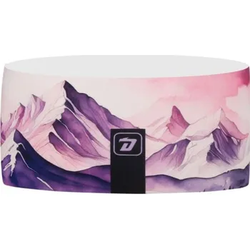 Čelenka Dráče Funkční čelenka s motivem hor - Černá/Fialová Barva: Černá, Velikost: M