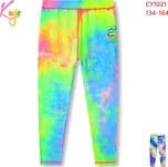 Kugo Dívčí legíny s batikou - barevné 134-164 Velikost: 164