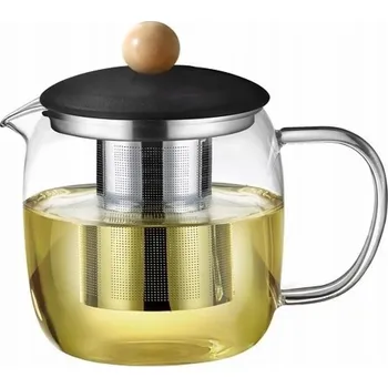 Konvice na čaj Florina Skleněná konvice RENNE 1,0 l s nálevníkem (podložka pod myš, skleněná rukojeť)