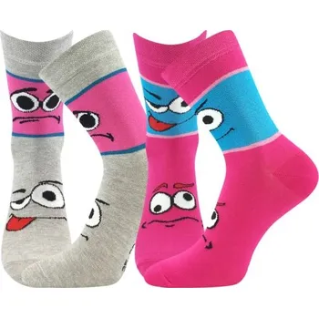 Dámské ponožky Boma Dívčí ponožky tlamík Barva: magenta, Velikost: 35-38