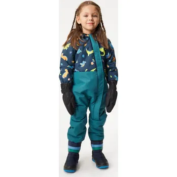 Kojenecká kombinéza Unuo Zimní kombinéza - Dino vzor (unisex) Velikost: 86-92
