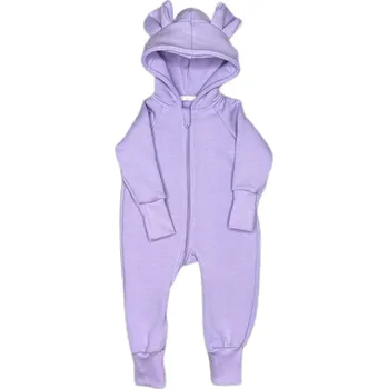 Dětský overall Mimilove Dívčí overal medvídek Barva: Fialová, Velikost: 18-36