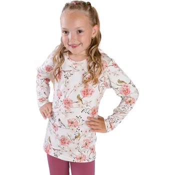Dívčí tričko Betty mode Tričko s dlouhým rukávem ptáčci Velikost: 146