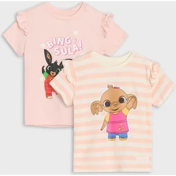 Dívčí spodní prádlo Sinsay - Sada 2&nbsp;triček Bing - růžová - 495EJ-39X - 5-2 r)