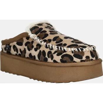 Dámské pantofle Kožené papuče Answear.LAB AW.25.3.A hnědá 82X, EUR 38