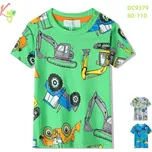 Kugo Dětské tričko s bagrem - více barev Barva: šedá, Velikost: 80