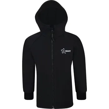Chlapecká bunda V-mart Softshellové zateplená bunda černá Velikost: 86-92