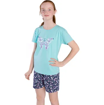 Chlapecké pyžamo Betty mode Letní pyžamo butterfly mint Velikost: 140