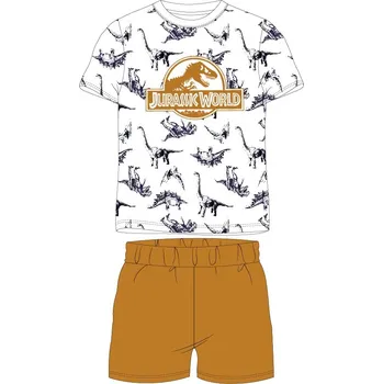 Chlapecké pyžamo Kiddee Letní pyžamo Jurský svět Barva: hořčicová, Velikost: 158-164