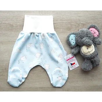 Amálka Polodupačky sloníci modrá Barva: Modrá, Velikost: 80