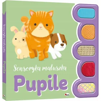 Dětské zboží Morex Senzorická kniha pro miminka. Domácí mazlíčci.