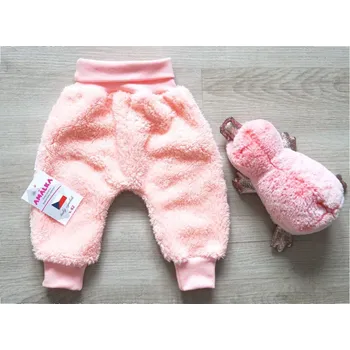 Amálka Chlupaté kalhoty lososové Velikost: 68