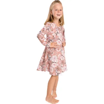 Dívčí šaty Betty mode Šaty s dlouhým rukávem květy Barva: Bílá, Velikost: 122