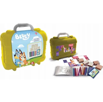 Dětské razítko Multiprint Cestovní sada razítek Bluey s více potisky